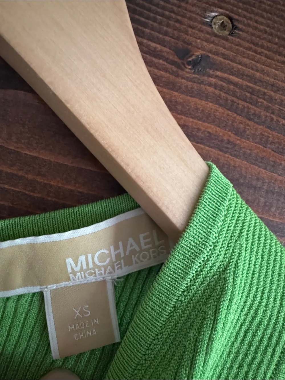 Michael Kors Neon Green Sleeveless Maxi Dress